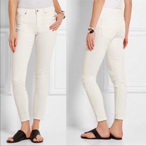 Acne Skin 5 Optic White Jeans Size 24 - Picture 8 of 16